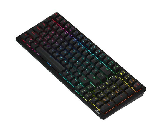 Wireless mechanical keyboard Royal Kludge RK98 RGB, Red switch (black)