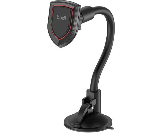 Budi 522 magnetic dashboard car holder, rotating (black)