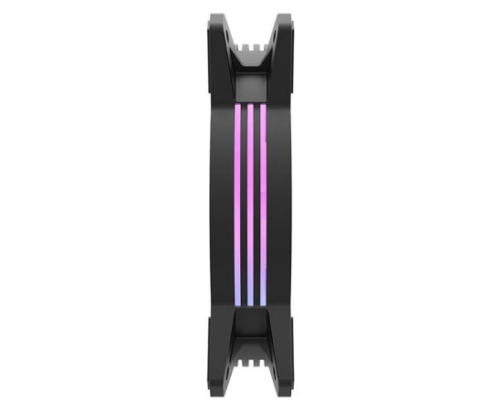 Computer Fan Set Darkflash C6,  RGB, 3in1 120x120 (black)