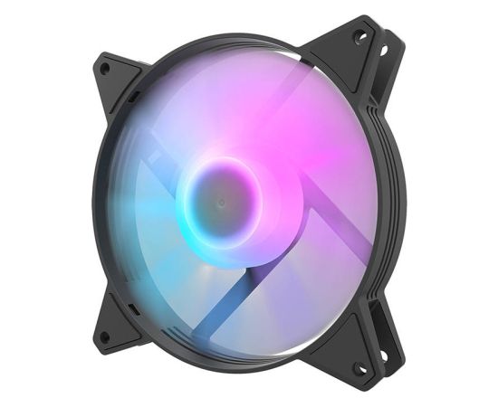 Computer Fan Set Darkflash C6,  RGB, 3in1 120x120 (black)