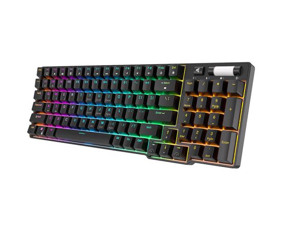 Wireless mechanical keyboard Royal Kludge RK96 RGB, Red switch (black) Клавиатуры