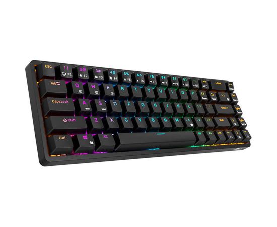 Wireless mechanical keyboard Royal Kludge RK837 RGB, Brown switch (black)