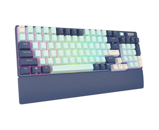 Mechanical keyboard Royal Kludge RK96 RGB, brown switch (blue)