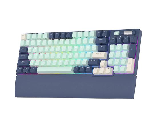 Mechanical keyboard Royal Kludge RK96 RGB, brown switch (blue)