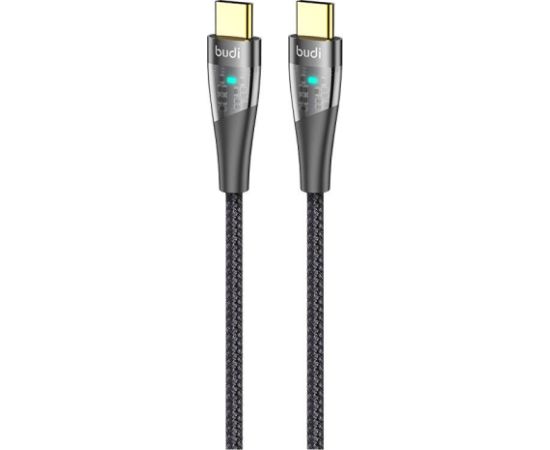 Cable USB-C to USB Budi 217TT, 65W, 1.5m (black)