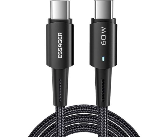 USB-C to USB-C Cable 60W Essager 2m (black)
