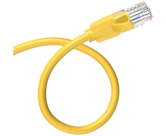 Network Cable UTP CAT6 Vention IBEYF RJ45 Ethernet 1000Mbps 1m Yellow