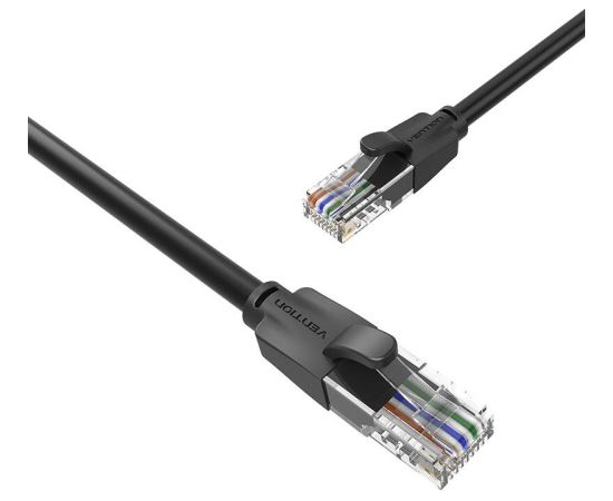 UTP Cat6 Network Cable Vention IBEBF RJ45 Ethernet 1000Mbps 1m Black