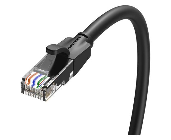 UTP Cat6 Network Cable Vention IBEBF RJ45 Ethernet 1000Mbps 1m Black