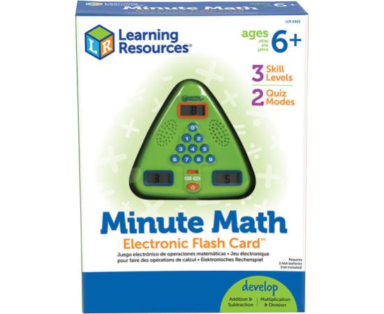 Minute Math Electronic Flash Card Learning Resources  LER 6965