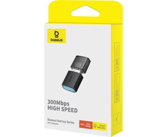 Adapter WiFi Baseus FastJoy 300Mbps (czarny)