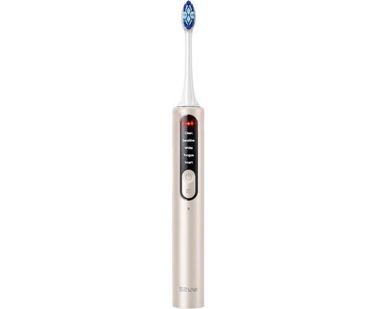 Bitvae Sonic toothbrush with app, tips set and travel etui S3 (champagne gold)