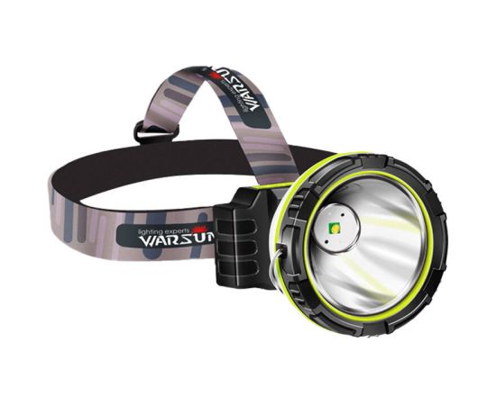 Headlight Warsun ET60, 300lm, 1x18650, M-USB