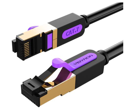 Network Cable CAT7 SFTP Vention ICDBI RJ45 Ethernet 10Gbps 3m Black