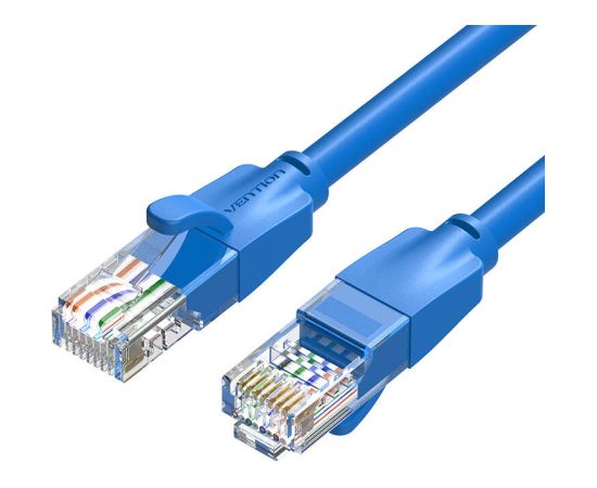 Network Cable UTP CAT6 Vention IBELG RJ45 Ethernet 1000Mbps 1.5m Blue