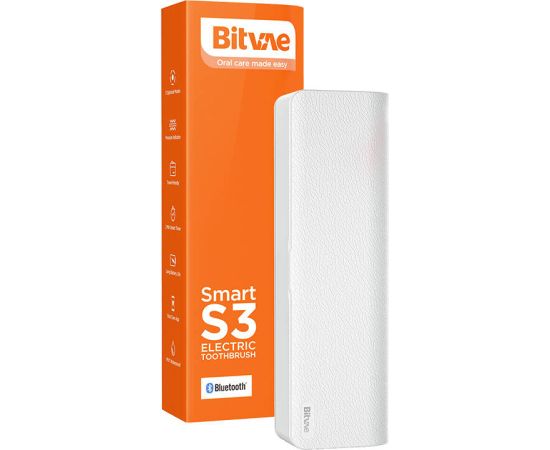 Bitvae Sonic toothbrush with app, tips set and travel etui S3 (silver)