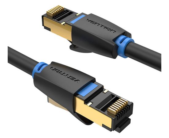 Network Cable CAT8 SFTP Vention IKABI RJ45 Ethernet 40Gbps 3m Black