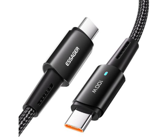 USB-C to USB-C Cable 100W Essager 1m (black)