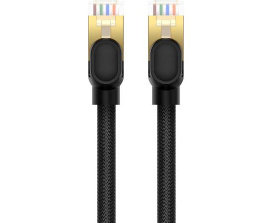 Network cable cat.8 Baseus Ethernet RJ45, 40Gbps, 15m (black)