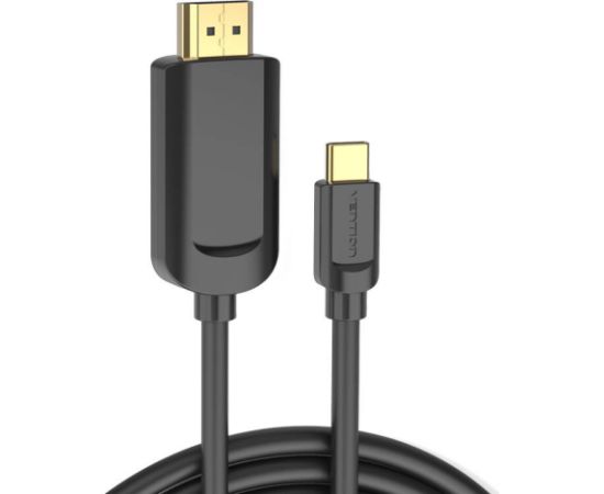 Cable USB-C to HDMI 1.4 Vention CGUBG 4K 30Hz 1,5m (black)