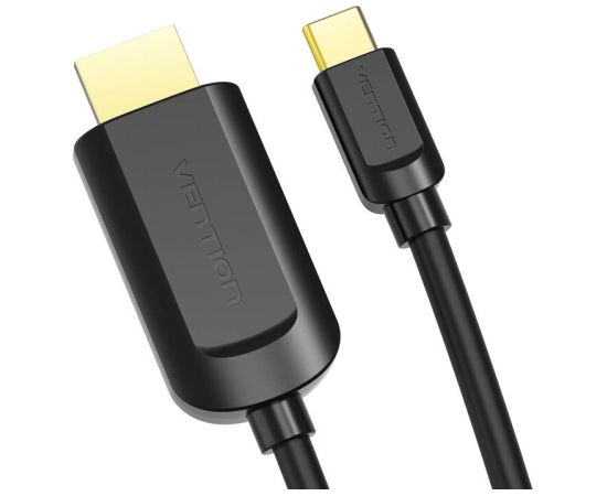 Cable USB-C to HDMI 1.4 Vention CGUBG 4K 30Hz 1,5m (black)