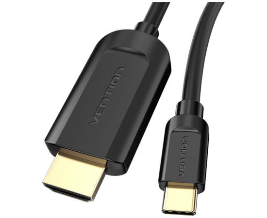 Cable USB-C to HDMI 1.4 Vention CGUBG 4K 30Hz 1,5m (black)