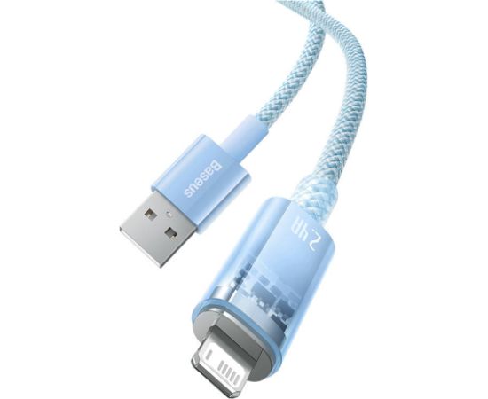 Fast Charging Cable Baseus Explorer USB to Lightning 2.4A 1M (blue)