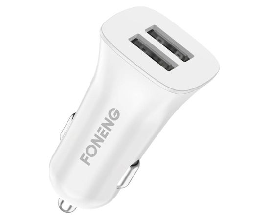 Car charger dual USB Foneng C07 2.4A (white)
