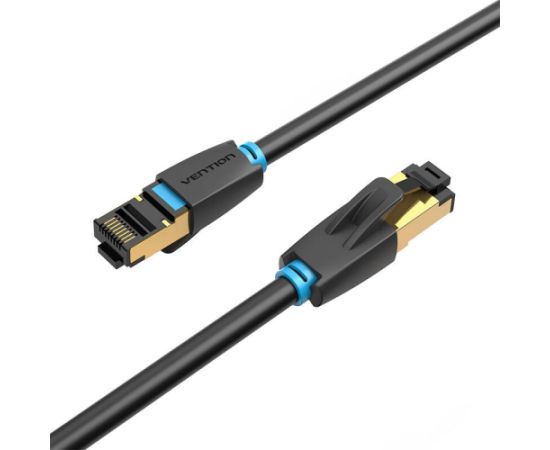 Network Cable CAT8 SSTP Vention IKABG RJ45 Ethernet 40Gbps 1.5m Black