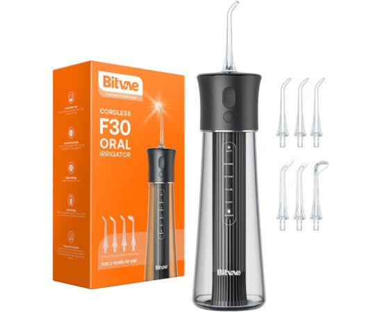 Water flosser with nozzles set Bitvae BV F30 (black)