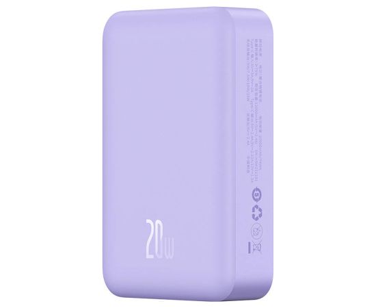 Powerbank Baseus Magnetic Mini 20000mAh, USB-C  20W MagSafe (purple)