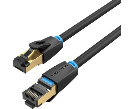 Network Cable CAT8 SFTP Vention IKABF RJ45 Ethernet 40Gbps 1m Black