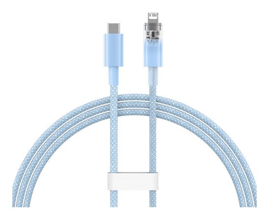 Fast Charging cable Baseus USB-C to Lightning  Explorer Series 1m, 20W (blue)