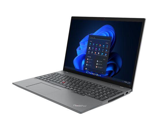 Lenovo ThinkPad T16 Ryzen™ 5 PRO 6650U 256GB SSD 16GB 16" WUXGA (1920x1200) IPS WIN11 Pro THUNDER BLACK Backlit Keyboard FP Reader. 3 Year Manufacturer Warranty / 21CH0065US