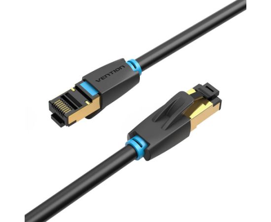 Network Cable CAT8 SFTP Vention IKABD RJ45 Ethernet 40Gbps 0.5m Black