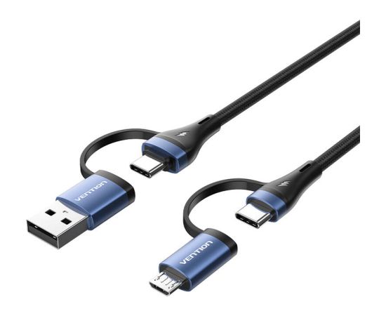 Cable 4in1 USB 2.0 Vention CTLLH 2m (black)