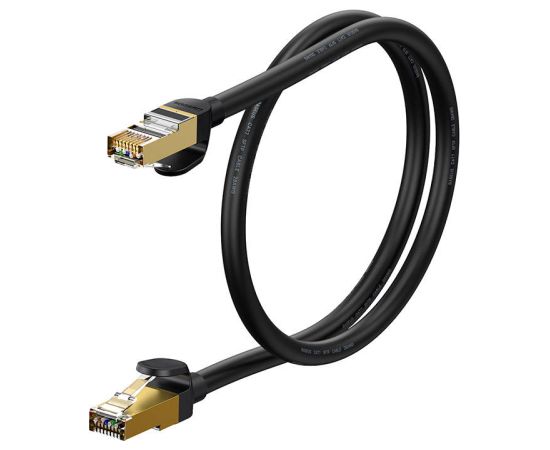 Baseus Ethernet RJ45, 10Gbps, 1m network cable (black)