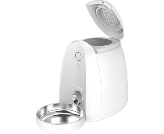 Automatic Pet Feeder with metal bowl WIFI mini Dogness (white)