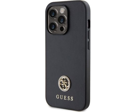 Guess Strass Metal Logo Back Case Защитный Чехол для Apple iPhone 15 Pro