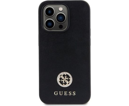 Guess Strass Metal Logo Back Case Защитный Чехол для Apple iPhone 15 Pro
