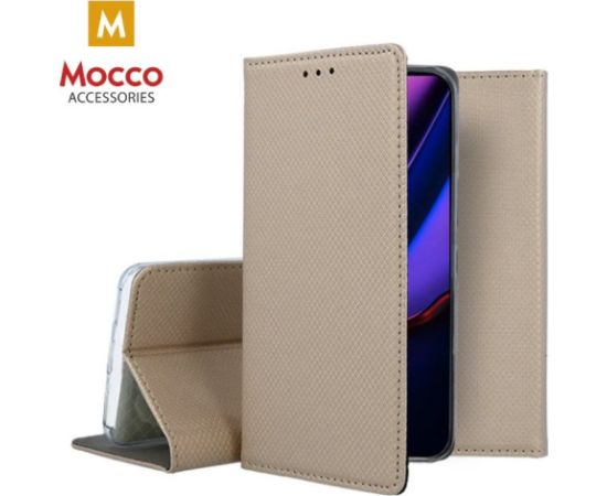 Mocco Smart Magnet Book Case Grāmatveida Maks Telefonam Apple iPhone 11 Zeltains