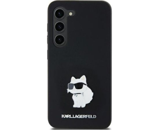 Karl Lagerfeld Samsung  Galaxy A35 A356 hardcase Silicone Choupette Metal Pin Black