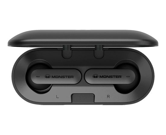 Monster Clarity Monster SuperSlim AirLinks, headphones (black, Bluetooth, USB-C)