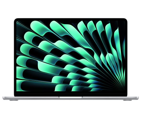 Apple MacBook Air 13.6" Retina M3 8 CPU 8 GPU 8GB 256GB SSD Eng Silver (2024) portatīvais dators Portatīvie datori