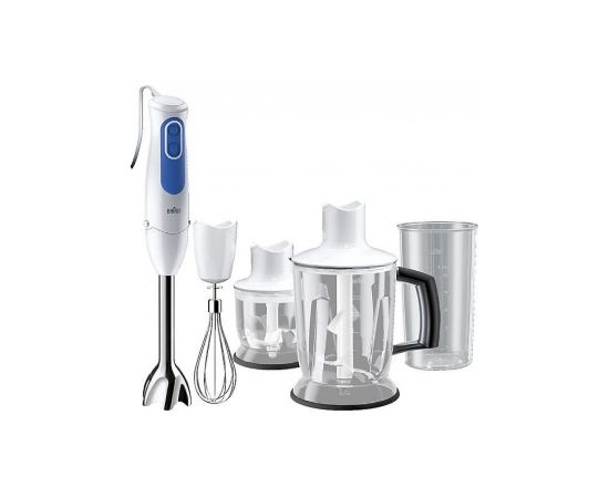 BRAUN MultiQuick 3 Hand blender MQ 3045 Aperitive, 700W, Stainless steel blades, White blue   MQ3045WH