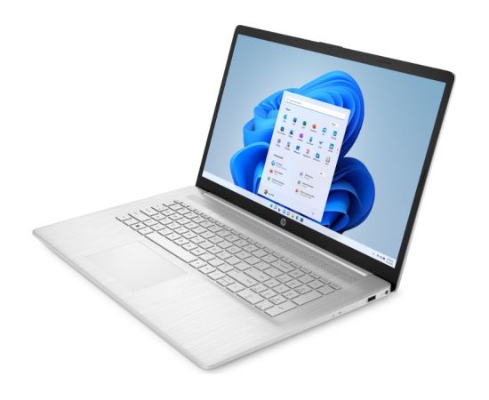 HP Laptop 17-cp2011ny - Ryzen-5 7520U, 17.3" FHD AG IPS 250nits, 8GB, 512GB SSD, US keyboard backlit, Natural Silver, Win 11 Home, 2 years   9E444EA#B1R? TL