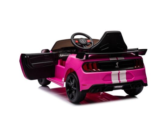 Lean Cars Battery-operated vehicle Ford Mustang GT500 Shelby Pink