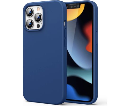 Ugreen Protective Silicone Case rubber flexible silicone case cover for iPhone 13 Pro Max blue