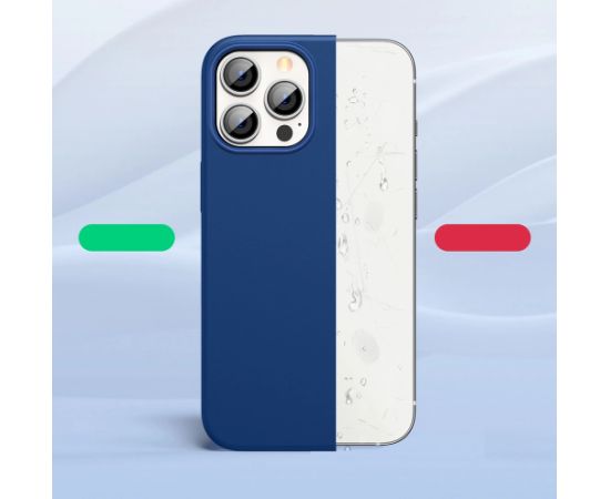 Ugreen Protective Silicone Case rubber flexible silicone case cover for iPhone 13 Pro Max blue