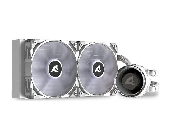 Sharkoon S80 RGB White AIO 240mm, water cooling (white)
